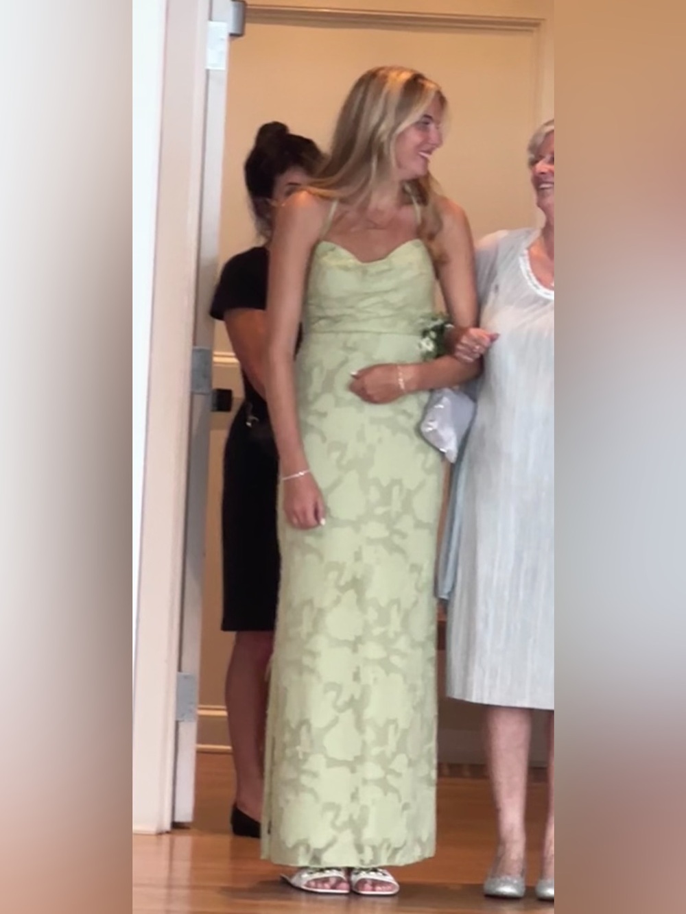 Sage green dress